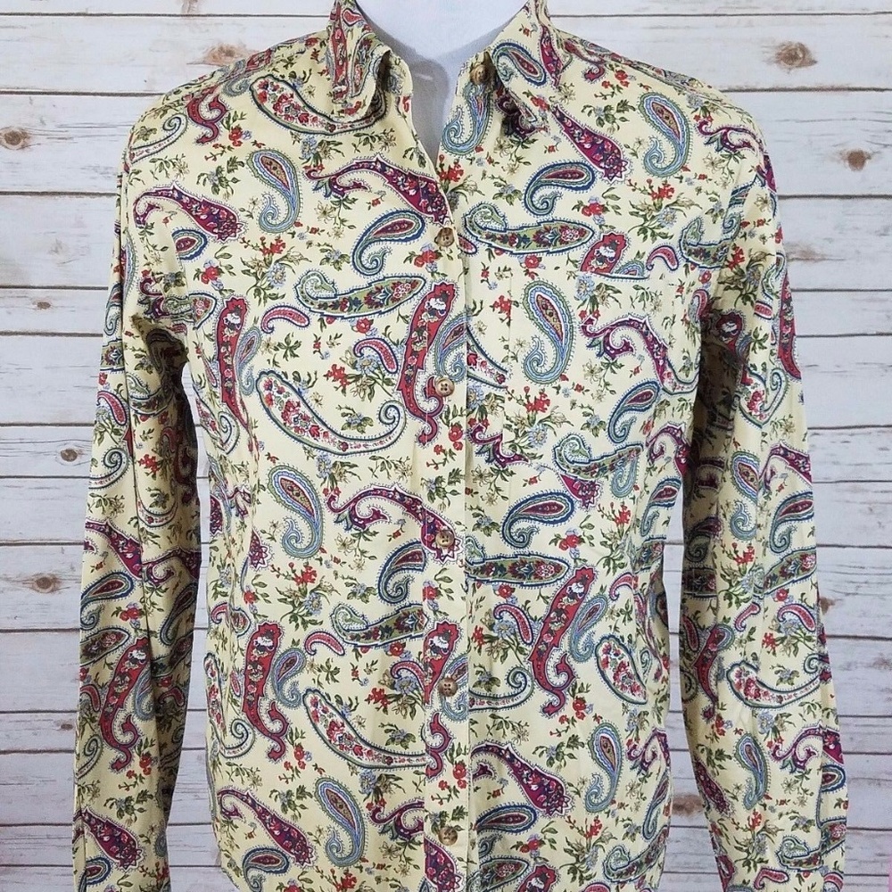 Liz Claiborne Lizwear Jeans Button Down Shirt